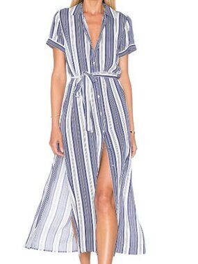 NWT Revolve L’Academie Tie-Waist Shirtdress Small
